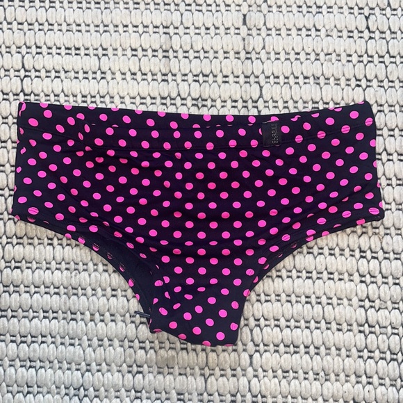 Classic Handmade Brazilian Speedo  swim brief size LARGE polka dots - Picture 2 of 3